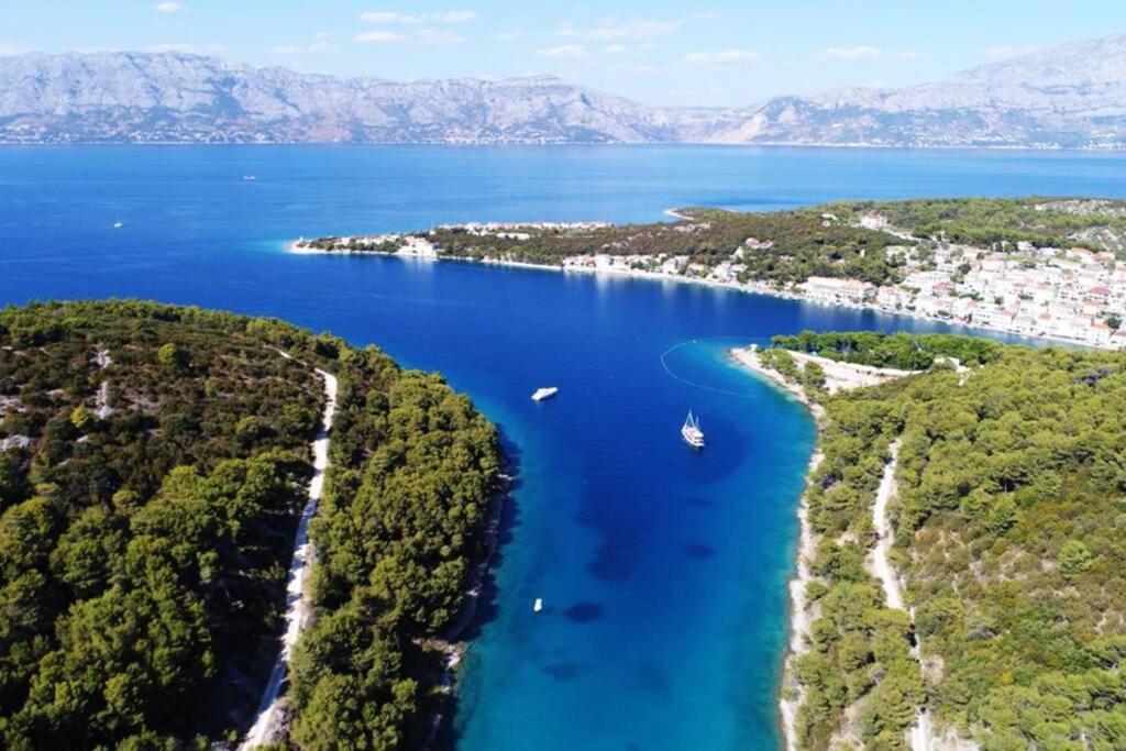 Seaview Apartment Sparkle Iskra - Povlja, Brac Povlja  Kültér fotó